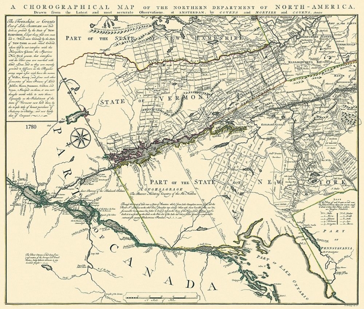 Picture of NORTHERN DEPARTMENT OF AMERICA - COVENS 1780