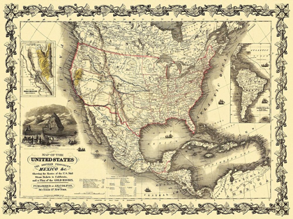 Picture of UNITED STATES, MEXICO - COLTON 1849