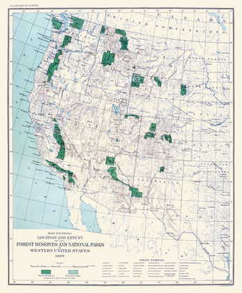 Picture of WESTERN FOREST RESERVES, NATIONAL PARKS 1899