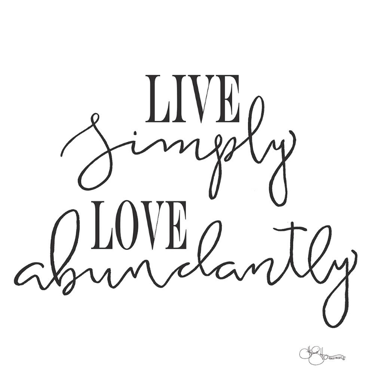 Picture of LIVE SIMPLY