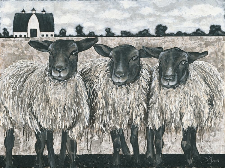 Picture of THREE SHEEP