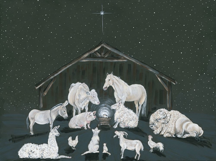 Picture of ANIMAL NATIVITY SCENE