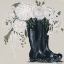 Picture of FLOWERS AND BLACK BOOTS