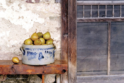 Picture of BUSHEL AND A PECK CROCK OF PEARS