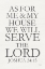 Picture of WE WILL SERVE THE LORD