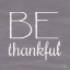 Picture of BE THANKFUL