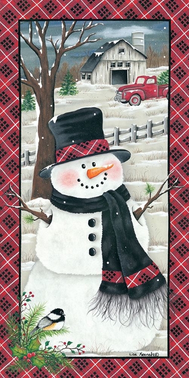 Picture of FARMHOUSE SNOWMAN