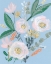 Picture of SPRING BOUQUET ON BLUE II