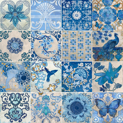 Picture of BLUE AND WHITE TILES