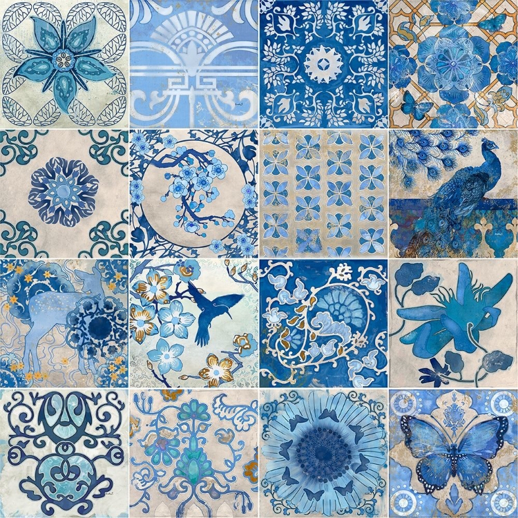 Picture of BLUE AND WHITE TILES