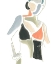 Picture of COLOR BLOCK FIGURE II