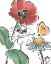 Picture of BOHO FLORALS II