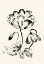 Picture of INK WASH FLORAL IV - POPPY