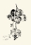 Picture of INK WASH FLORAL V - GRAPES