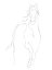 Picture of HORSE CONTOUR I