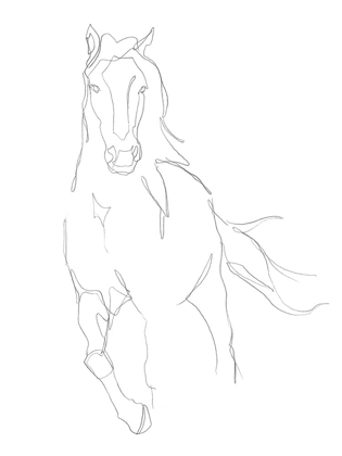 Picture of HORSE CONTOUR II