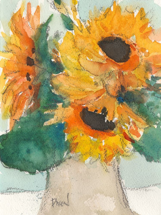 Picture of RUSTIC SUNFLOWERS I