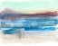 Picture of BURGUNDY HORIZON I