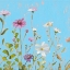 Picture of WILD FLOWERS ON CERULEAN II