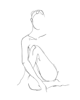 Picture of NUDE CONTOUR SKETCH II