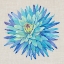 Picture of FLORAL PORTRAIT ON LINEN I