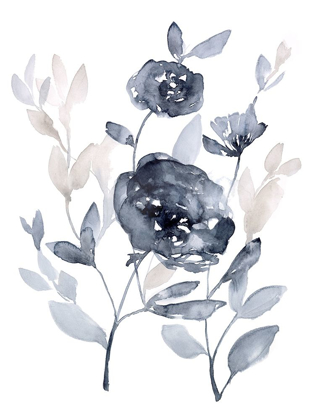 Picture of PEONIES IN GREY II