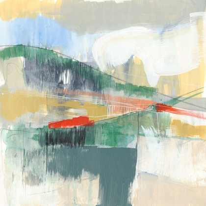 Picture of ABSTRACTED MOUNTAINSCAPE I