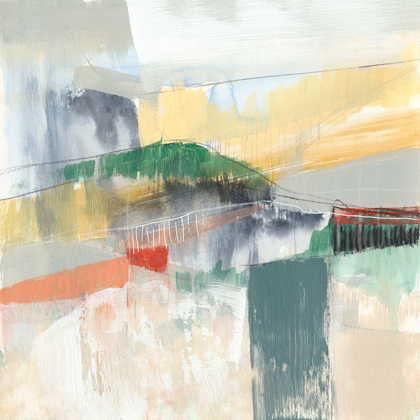 Picture of ABSTRACTED MOUNTAINSCAPE IV