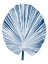Picture of INDIGO TROPICAL LEAVES IV