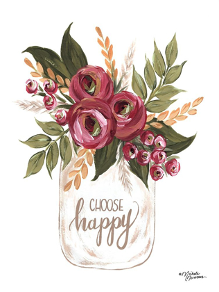 Picture of CHOOSE HAPPY FLOWERS