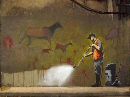 Picture of LEAKE STREET LONDON-GRAFFITI ATTRIBUTED TO BANKSY