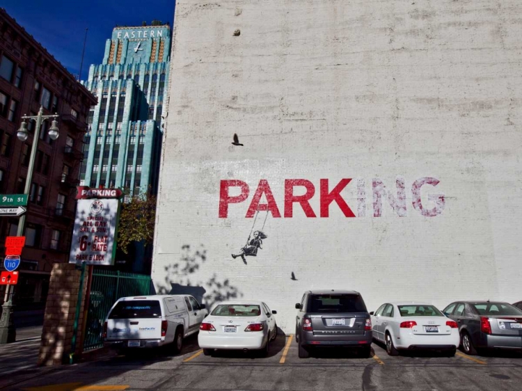Picture of BROADWAY LOS ANGELES-GRAFFITI ATTRIBUTED TO BANKSY