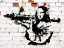 Picture of NOEL STREET, SOHO, LONDON (GRAFFITI ATTRIBUTED TO BANKSY)