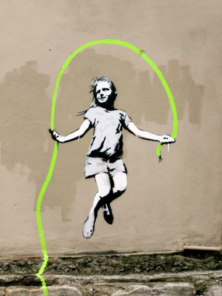 Picture of GIRL – NORTH 6TH AVENUE, NYC (GRAFFITI ATTRIBUTED TO BANKSY)