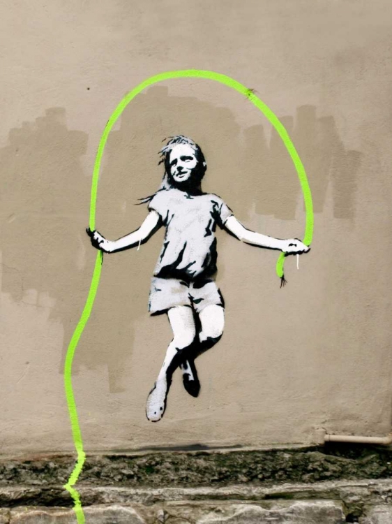 Picture of GIRL – NORTH 6TH AVENUE, NYC (GRAFFITI ATTRIBUTED TO BANKSY)