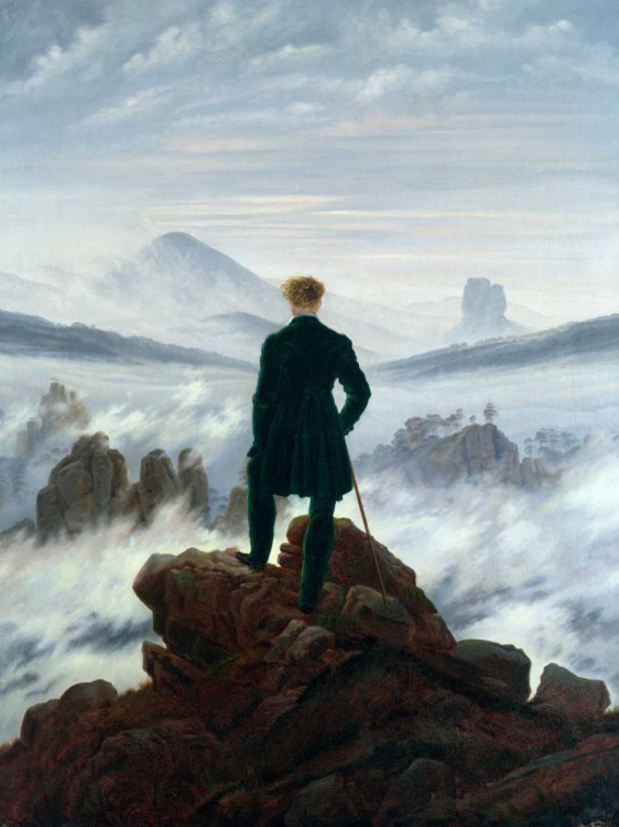 Picture of WANDERER ABOVE THE SEA OF FOG