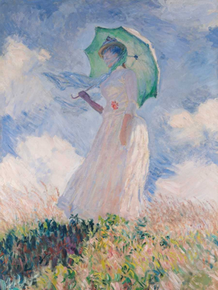 Picture of WOMAN WITH PARASOL-LEFT