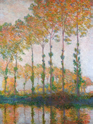 Picture of POPLARS ON THE BANKS OF THE L EPTE AUTUMN