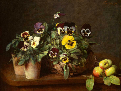 Picture of STILL LIFE WITH PANSIES 
