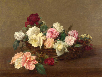 Picture of A BASKET OF ROSES