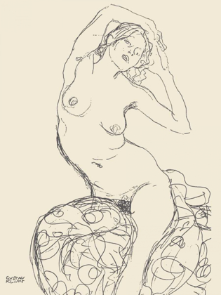 Picture of SEATED NUDE WOMAN