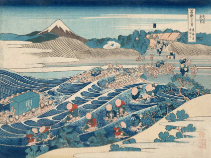 Picture of FUJI SEEN FROM KANAYA ON THE TOKAIDO (FROM 36 VIEWS OF MOUNT FUJI)
