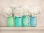 Picture of PEONIES IN MASON JARS