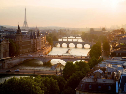 Picture of BRIDGES OVER THE SEINE RIVER, PARIS