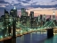 Picture of BROOKYN BRIDGE AND DOWNTOWN SKYLINE, NYC