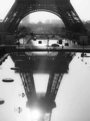 Picture of THE EIFFEL TOWER REFLECTED, PARIS