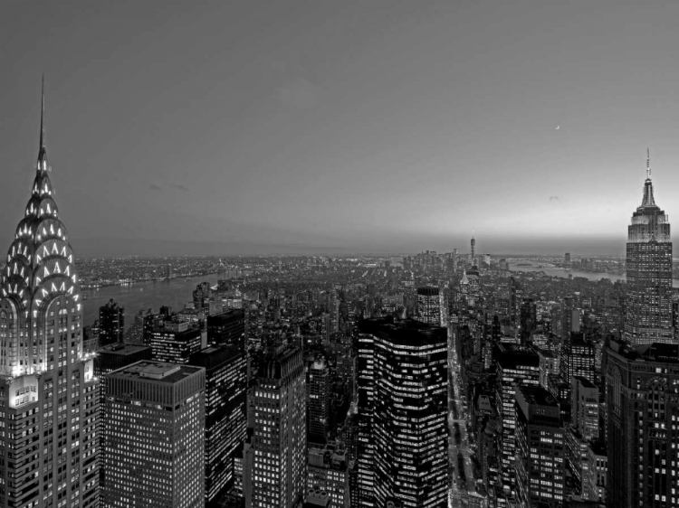 Picture of MIDTOWN AND LOWER MANHATTAN AT DUSK