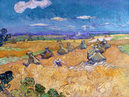 Picture of WHEAT FIELDS WITH REAPER AUVERS