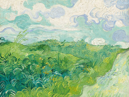 Picture of GREEN WHEAT FIELDS, AUVERS