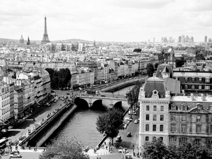 Picture of VIEW OF PARIS AND SEINE RIVER